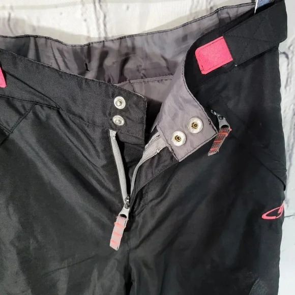 C9 By‎ Champion Girls L 10/12 Black Snow Pants Bottoms Winter Skiing Sledding - Picture 6 of 12